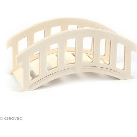 Pont décoratif miniature - Bois - 14,5 x 7 x 6 cm - Intérieur - Mixte - Objets décoratifs