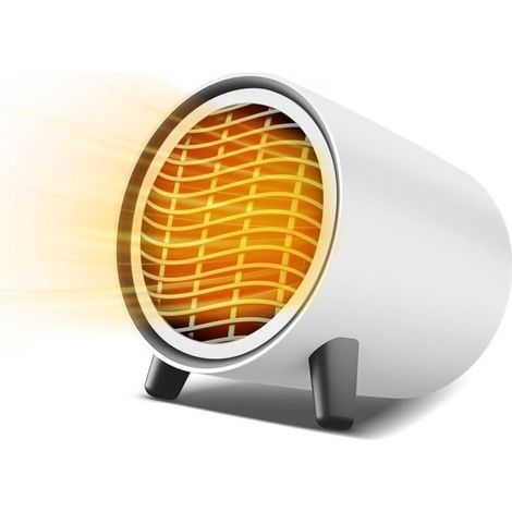 Chauffage Soufflant, Chauffage D'appoint, Radiateur Soufflant Électrique 500W, Protection Contre Surchauffe, Portatif Chauffage Economie d'énergie pour Salon, Chambre et Bureau (1/5)