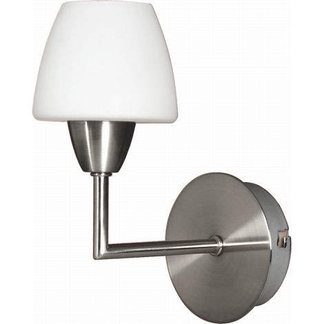 Applique Candellux Togo 21-10622 argento vetro G9 1 luce (1/2)