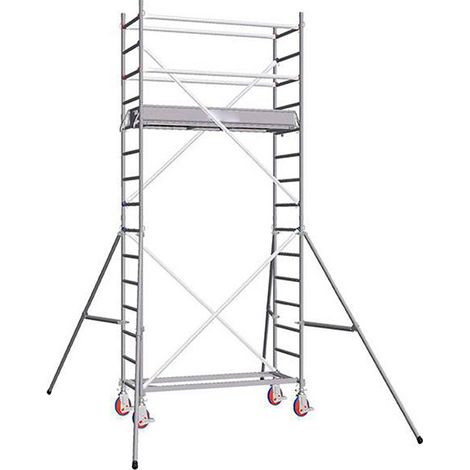 Rollgerüst 1 Gerüstdielen - Max.Arbeitshöhe 3.90m - 7120020