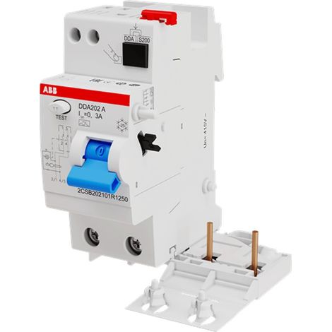 Blocco differenziale DDA200 - 2P - 300 mA - 25 A - Tipo A - ABB2CSB202101R3250
