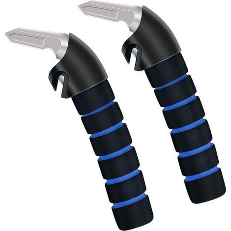 pair Lot de 2 poignées de porte de voiture pour personnes âgées, support de poignée de voiture, poignée multifonction, poignée de verrouillage de porte de voiture pour personnes âgées et handicapées,