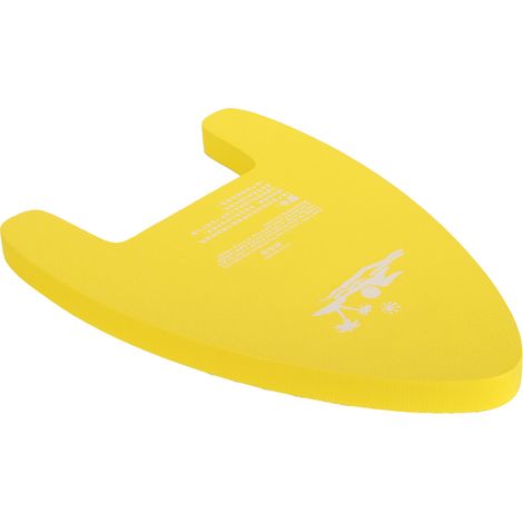 EVA Schwimmbrett für Anfänger in A-Form, Schwimmplatte, Rückenschwimmhilfe, Pool-sicher, Trainingshilfe, gelb (1/5)