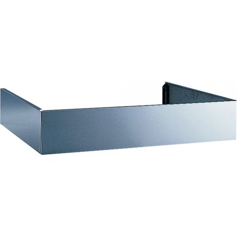Bandeau habillage standard inox hauteur 400 mm pour hottes MAXFIL S&P (UNELVENT) 989717