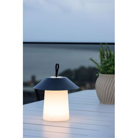 Rubu lampe de table LED pour l'extérieur noir. (1/4)