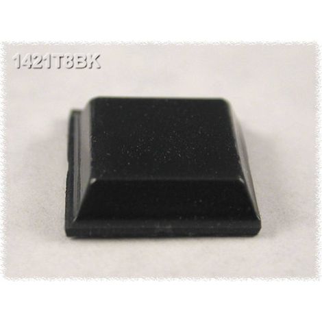 Piedino di fissaggio autoadesivo, rotondo Nero (Ø x A) 12.1 mm x 3.1 mm Hammond Electronics 1421T8BK 24 pz.
