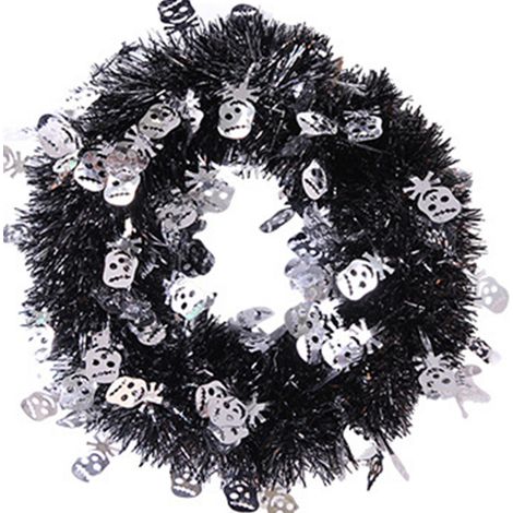 Guirlande Rondes - Guirlande Décorative pour Porte et Mur - 30 cm - Pour Halloween et Noël - 1 Pièce (1/5)