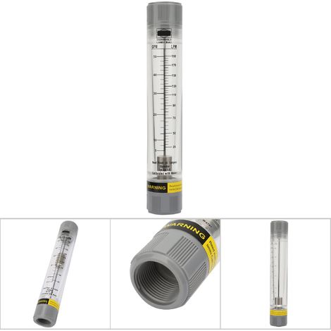 LZM-25G Durchflussmesser aus Plexiglas und Acryl, Schlauchtyp, Durchflussrate 5-50 GPM, G1-Zoll-Innengewinde (1/4)
