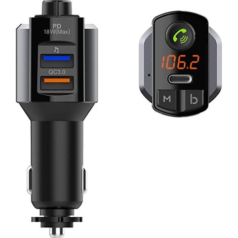 Bluetooth-kompatibler Autoradio-Player mit Unterstützung für 5V/3A, 9V/2A und 12V/1,5A Modi