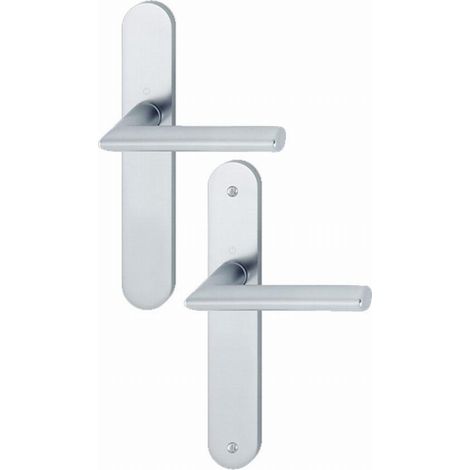 Par de muletas sobre placa grande Stockholm HOPPE 1140/300M Silver Alu - Caño de caña - 3303146