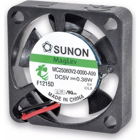 Ventilateur axial SUNON MF25060V21000UA99, 25x25x6 mm, 5 V-