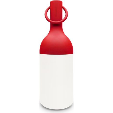 Petite lampe nomade en plastique rouge - Elo (1/5)