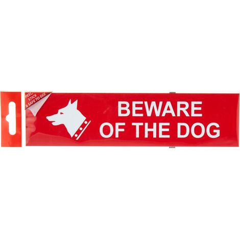Scan 5251 Beware Of The Dog - PVC 200 x 50mm SCA5251