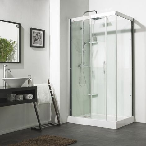 Cabine de douche Rectangulaire Flotille 3 110x80 (1/5)