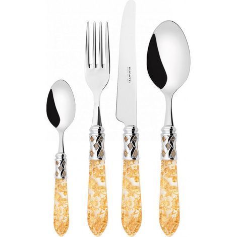 24 pièces dans des tables en conserve compacte paragliuzze or transparent Aladdin ghiera cromata Bugatti
