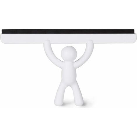 BUNTHAUS Raclette de douche, coloris blanc, dimension 25 5x14 5 cm, Versailles (1/5)