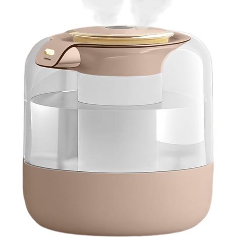 Luchtbevochtiger - 2 L Reservoir - Dubbele Verneveling Aromatherapie Nachtlamp - Slaapkamer (1/5)