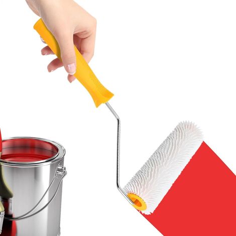 Rouleau à pointes pour auto-nivellement – 22,9 cm – Rouleau de nivellement de sol pour dalle de construction, ciment, béton, peinture, rénovation, sous-sol, entrepôt, atelier (1/5)