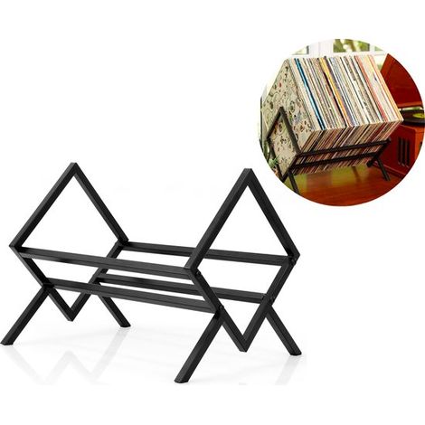 Support de rangement pour vinyles - Pour LPs, livres et magazines - Organisateur de rangement - Support vinyle (1/5)