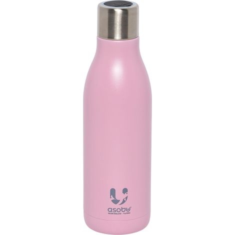 Asobu UV-Light Wasserreinigungsflasche Rosa 0,5 L