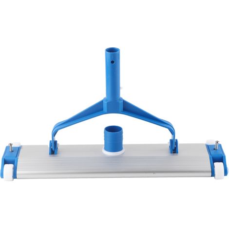 Brosse de piscine en alliage d'aluminium 18'' pour aspirateur, tête d'aspiration à saletés, nettoyage efficace du bassin. (1/5)