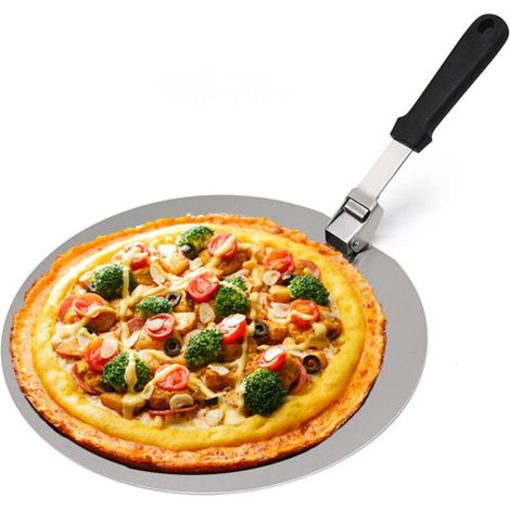 Pizza peel - Stainless steel spatula - Round - 30 cm (1/5)