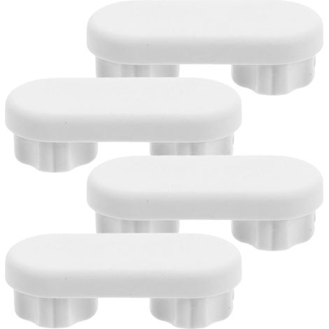 Lot de 4 coussinets stabilisateurs pour siège de toilette : coussinets stabilisateurs, entretoises et butoirs pour bidet, accessoires antibruit en plastique pour améliorer votre salle de (1/5)