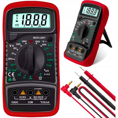 MULTÍMETRO PORTÁTIL DE PRECISIÓN ELECTRÓNICA PRO METER