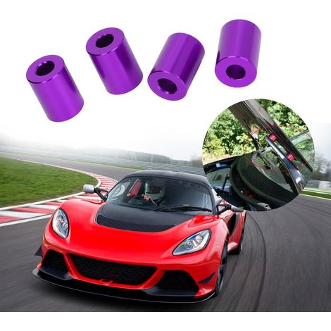 Entretoise de ventilation de capot moteur en alliage d'aluminium pour voiture, compatible avec les moteurs de 6 mm (violet) (1/5)