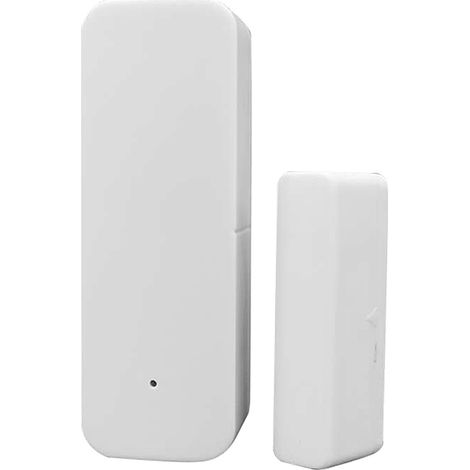 Capteur de porte Wi-Fi, contrôlable via l'application Tuya, capteur d'ouverture de porte et de fenêtre, alarme, interrupteur magnétique, détecteur sans fil, compatible avec Alexa Home et IFTTT (1/5)