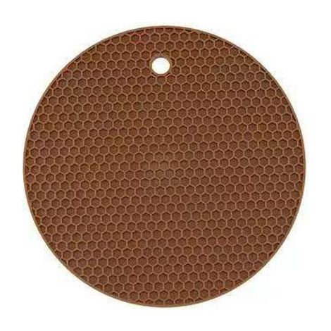 Juego de alfombrillas de silicona resistentes al calor (juego de 2): protege tu mesa de los arañazos causados por los utensilios de cocina. (1/5)