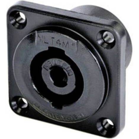 Neutrik NLT4MPXX-BAG Connettore per altoparlanti Spina dritta Numero Poli (num): 4 Nero 1 pz.