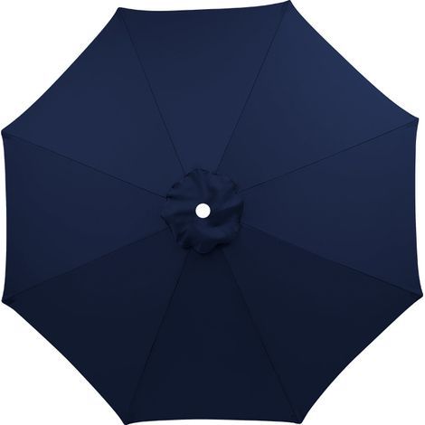 Replacement cover for 3-meter parasol - Navy blue - Waterproof double-layer polyester fabric - Suitable for 6-rib parasols (1/5)