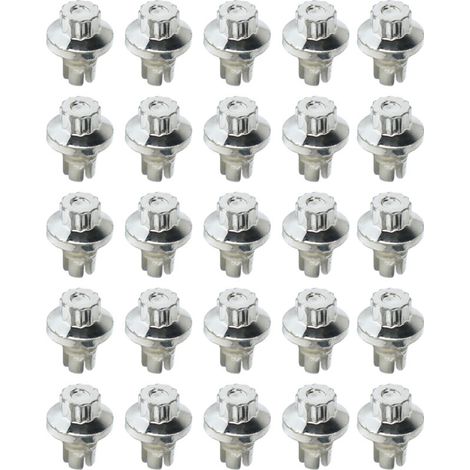 Remaches para llantas de automóviles – Paquete de 25 tuercas de labio tipo AH-DS, tornillos de cabeza hexagonal, sujetadores de neumáticos (1/5)
