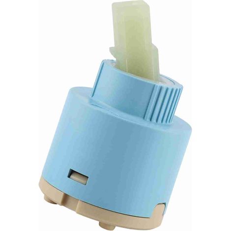 Robinet mitigeur d'eau à cartouche céramique 40 mm, commande intérieure, valve ABS bleue, pratique (1/5)
