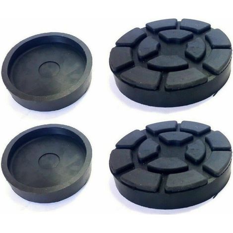 TrAdE Shop Traesio - Coppia Tamponi In Gomma Per Ponte Sollevatore 120 X 25 Mm Universali Art.2 -
