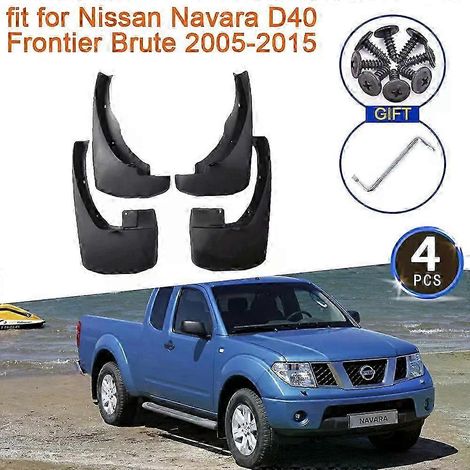 Bavettes, garde-boue et élargisseurs d'ailes de haute qualité pour Nissan Navara D40 Frontier Brute 2005-2015