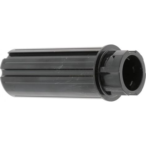 Embout de tube de volet roulant octogonal en PVC noir Fenêtre Sortie Baie vitrée Store, pour tube sortie pour roulement Ø 28 mm ou crabot de 27 mm (1/2)
