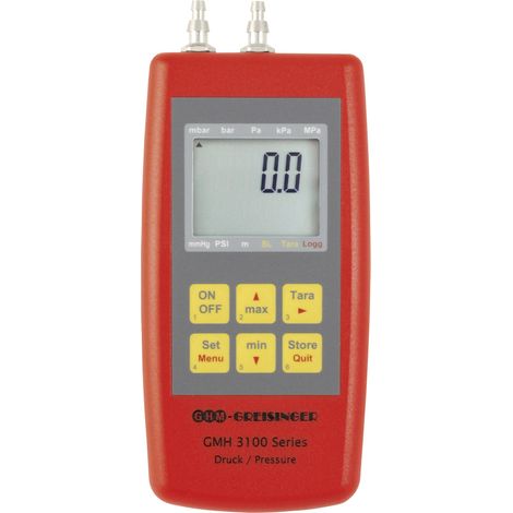 Greisinger GMH 3161-07 - WPD5 Druck-Messgerät Luftdruck -10 - 350 mbar