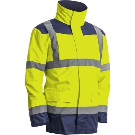Coverguard Kanata Chaqueta Amarillo Flúor Alta Visibilidad