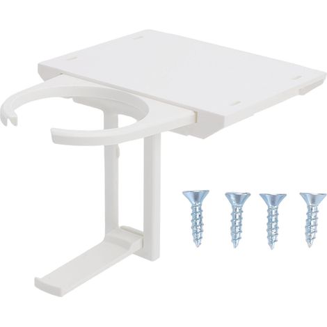 étagère rangement-Porte-gobelet pliable sous bureau à griffe multifonction pour bureau et gaming (1/5)