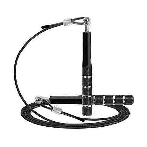 Corde à sauter, corde à sauter rapide pour exercices de fitness, corde à sauter ajustable pour adultes (hommes, femmes, enfants, filles). (1/5)