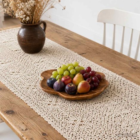 Portafrutta JEPARA Marrone Teak Ø 40 cm vidaXL (1/5)