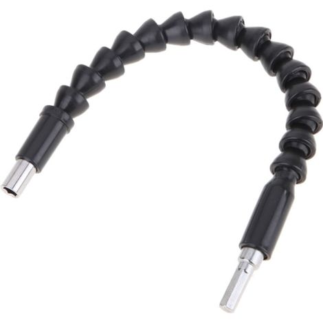 Porte-embout flexible universel pour rallonge pliable, noir (1/2)