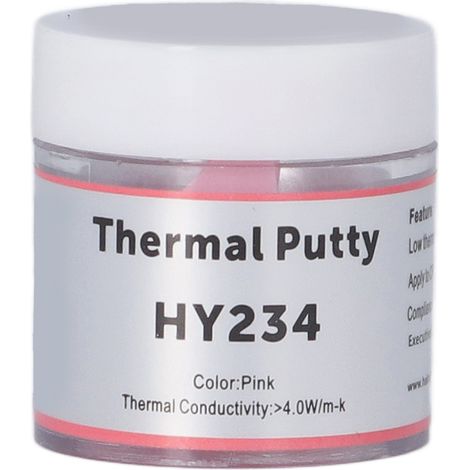 Pâte thermique silicone isolante haute performance HY234 pour dissipateur CPU refroidissement efficace 10g (1/5)