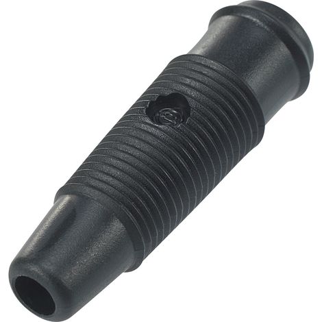 TRU COMPONENTS TC-R8-107 Laborbuchse Buchse, gerade Stift-Ø: 4 mm Schwarz 1 St.