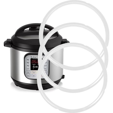 3er-Pack Silikon-Dichtungsringe für Instant Pot 3 Qt, Ersatzdichtung für Instant Pot 3 Qt, lebensmittelechte Silikon-Dichtungsringe (1/5)