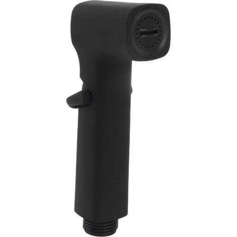 Tête pulvérisateur bidet noir à main pour WC, hygiène féminine et bébé (1/5)