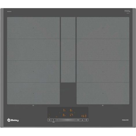 Placa inducción balay 3EB960AH gris 60 cm dos fuegos