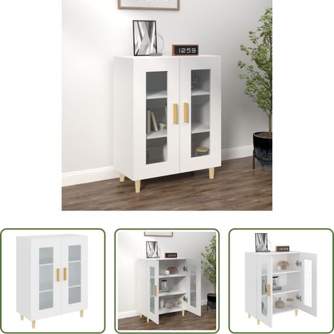 vidaXL Wandhalterung - Sideboard Weiß 69,5x34x90 cm Holzwerkstoff (1/5)